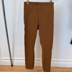 Lululemon Instill High Rise Tight 25” in Copper Brown